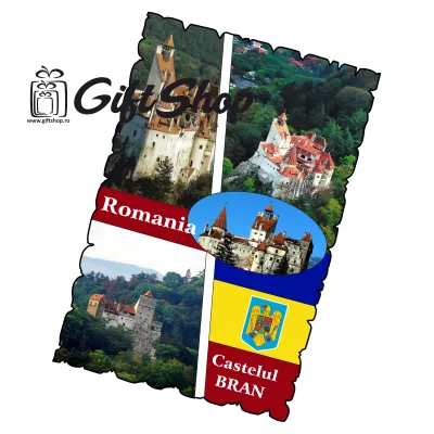 Castelul bran romania, magnet frigider mgs174